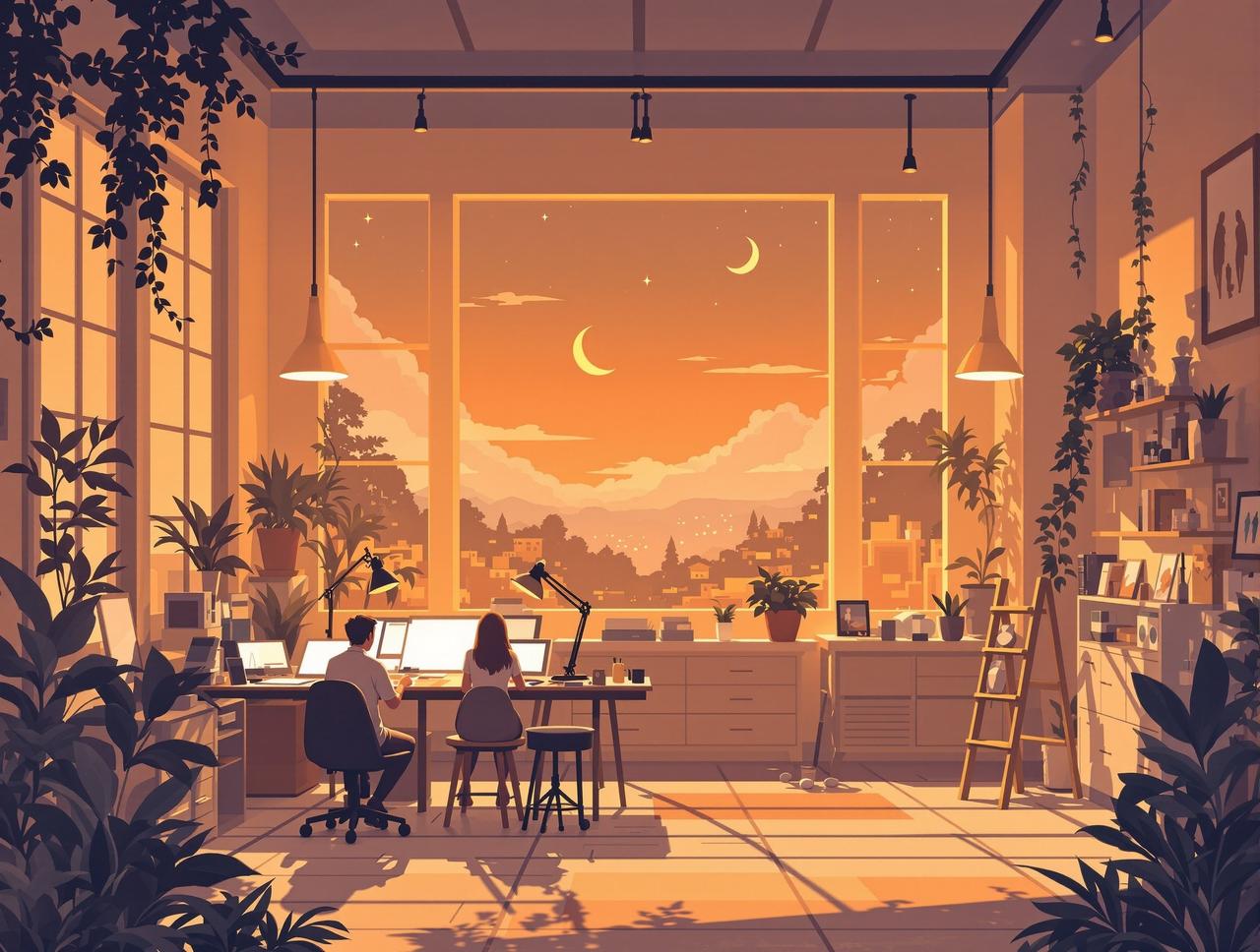 南瓜短剧创作团队工作场景